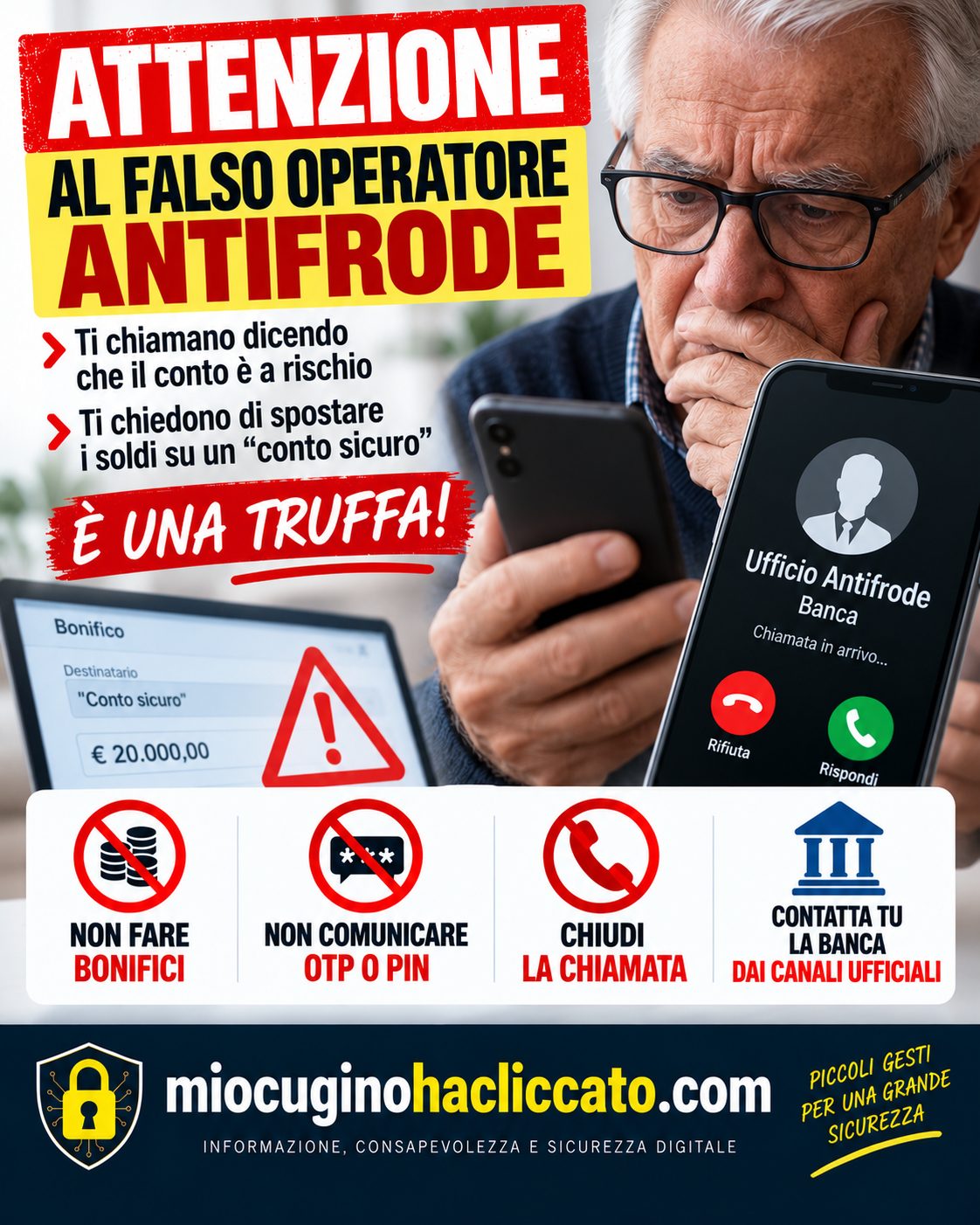Finto operatore antifrode